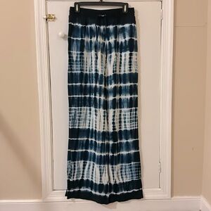 Boho Tie-dye Wide Leg Pants